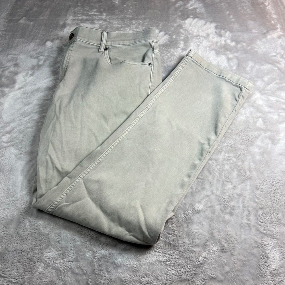 Mugsy Mens 38x30? Bucks Jeans Khaki Stone Wash Denim FLXBNFL-0727